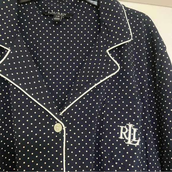 NWT Lauren Ralph Lauren Super Soft Cotton Sleep Shirt Size L - Picture 11 of 11